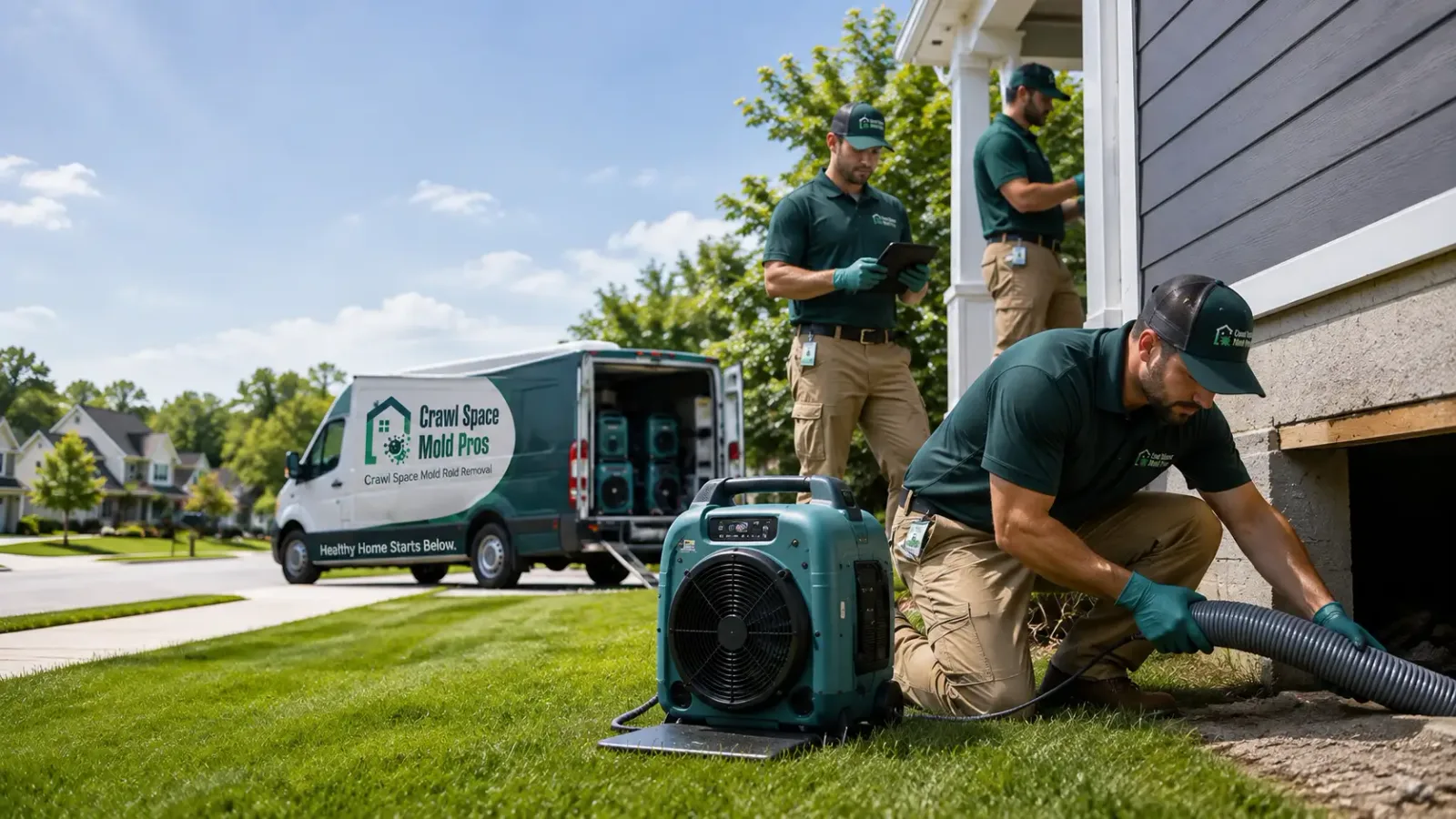 Crawl Space Mold Removal in Fontana, KS